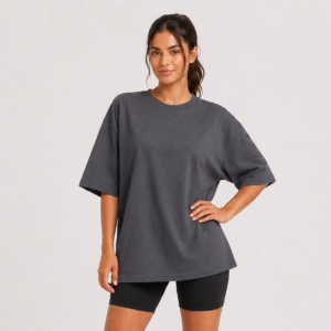 Camiseta Oversized Feminina Lisa 100% Algodão