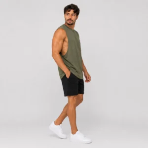 Regata Masculina Cavada Oversized 100% Algodão