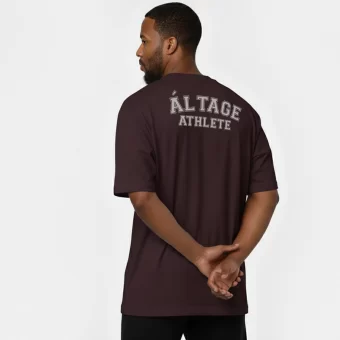 Camiseta Oversized_vinho_costas