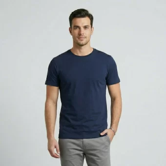 Camiseta masculina algodão (2)