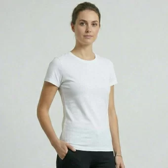 camiseta feminina de algodão (1)